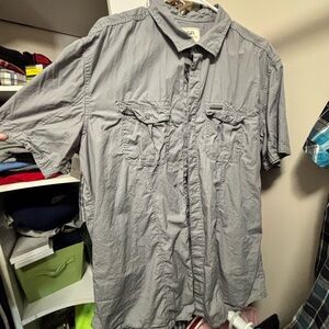 Ecko Unlimited Gray Button-Up Shirt